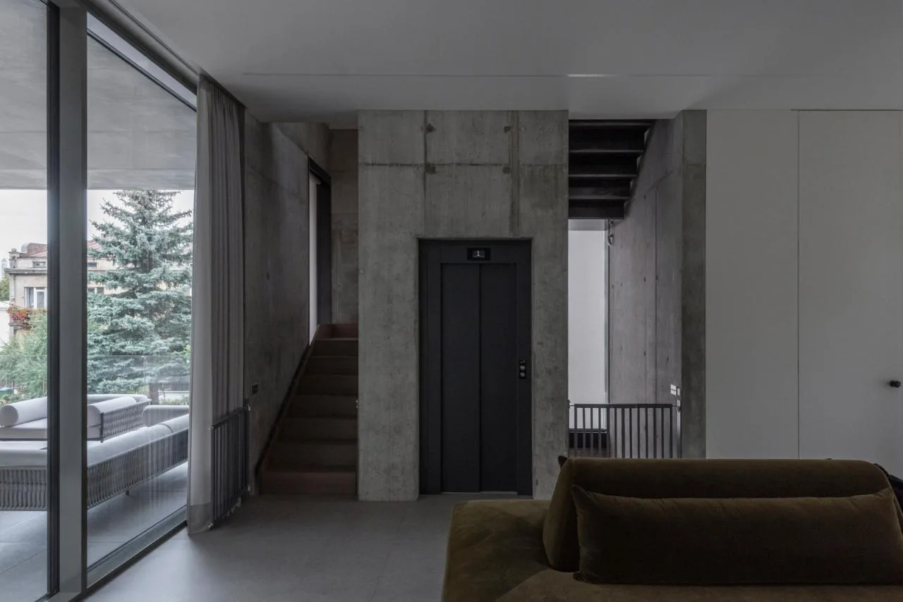 BIM Architecture | Modernist Concrete Housing, Kaunas House/Architectural Bureau G. Natkevicius&  Partners