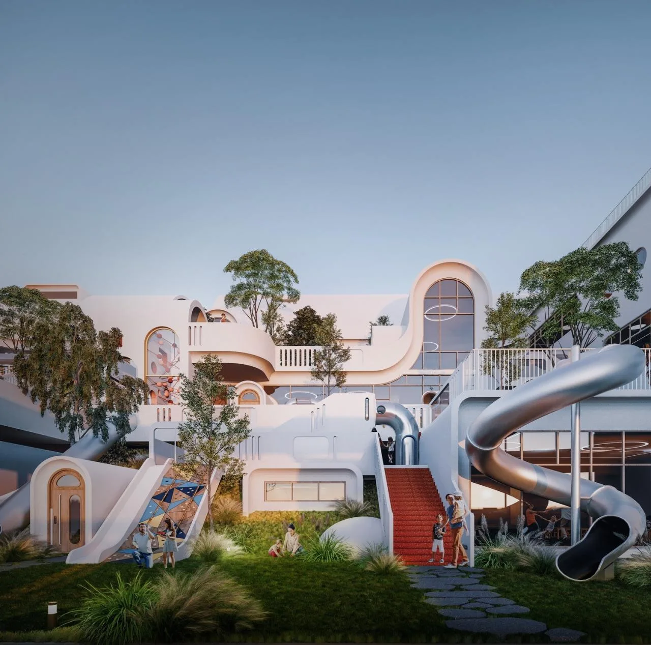 BIM Architecture | Futurist Campus: Western (Chongqing) Science City Future Campus International Competition/Wang Junbao DIKA
