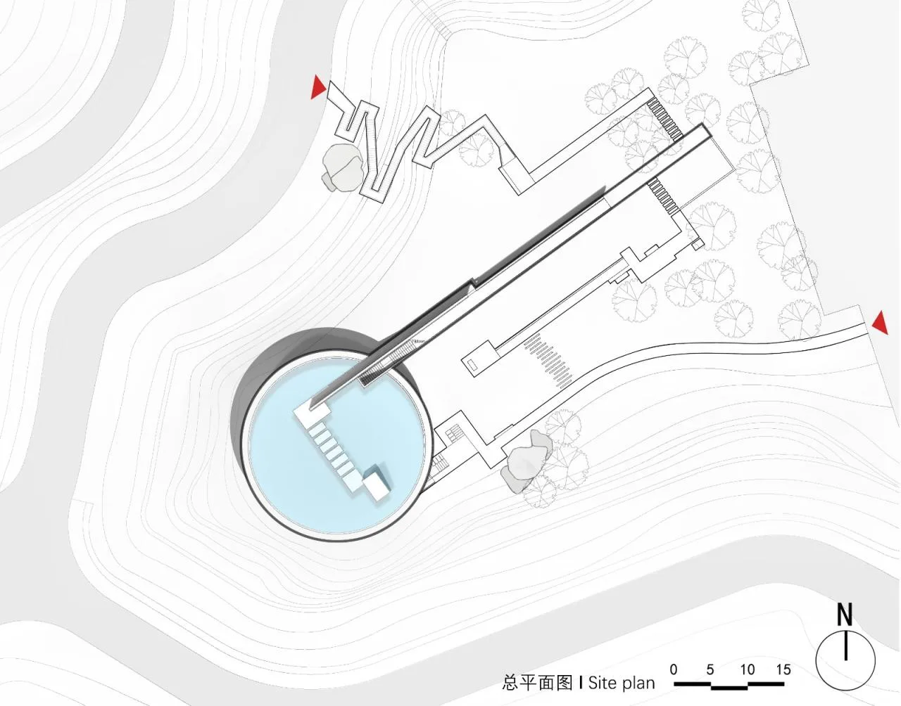 BIM Architecture | Seaside Bookstore on the Cliff: Huizhou Shuangyue Bay Yidrip Water Library/Sanwen Architecture