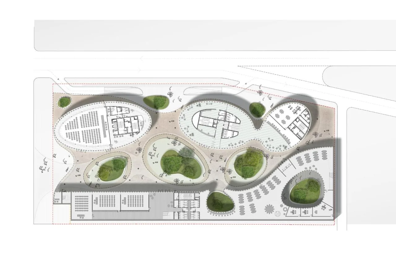 BIM Architecture | Industrial Zone Transforms into Green Campus: New Headquarters of Rome Third University/MCA Architecture Firm