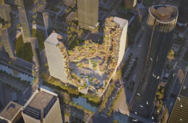 MVRDV Wins Bid for Nanjing Oasis Building: A High-Altitude Canyon BIM Architecture Project-BIM WORLD
