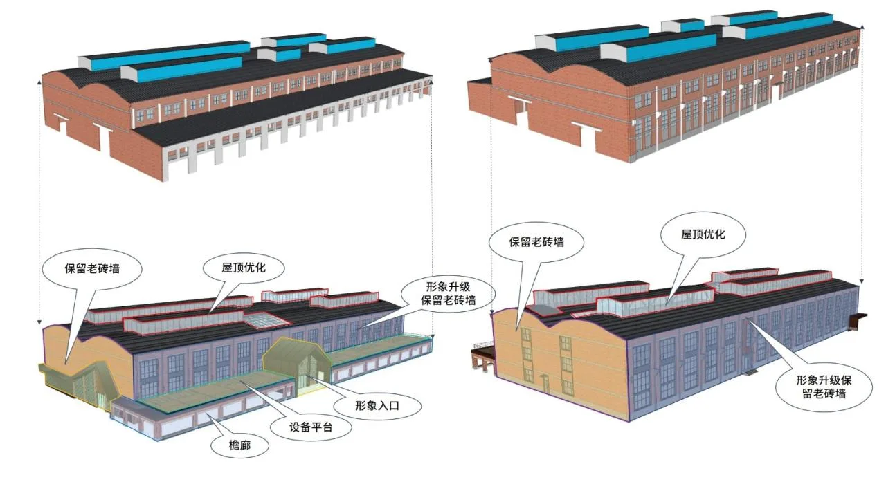 BIM Architecture | Protection and Utilization of Industrial Heritage: Baodi Hefei Iron and Steel Plant Renovation Project/UA You'an Design