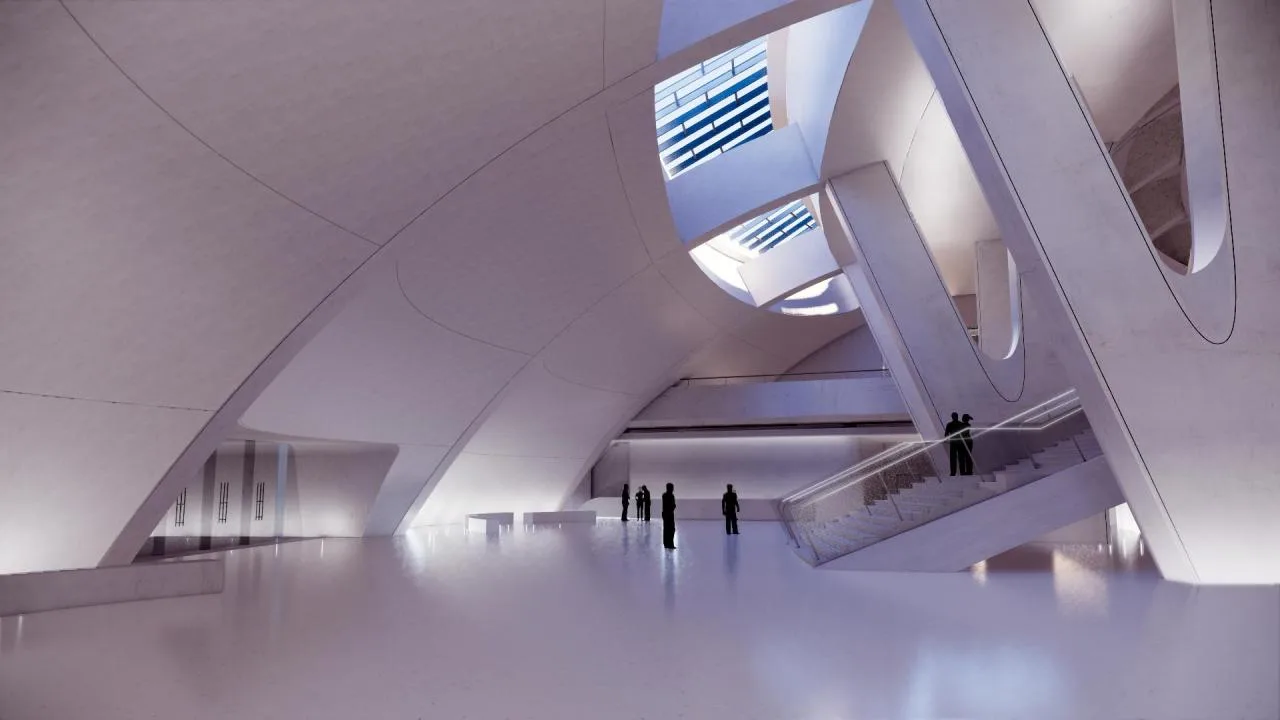 BIM Architecture | Design of the World's Largest Earthly Covered Building Complex: 'Disappearing Stadium'/MAD Ma Yansong