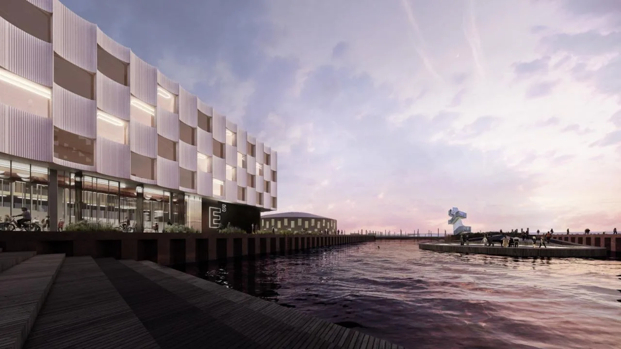 BIM Architecture | New Education Park Design on Esbjer Island, Denmark/BIG