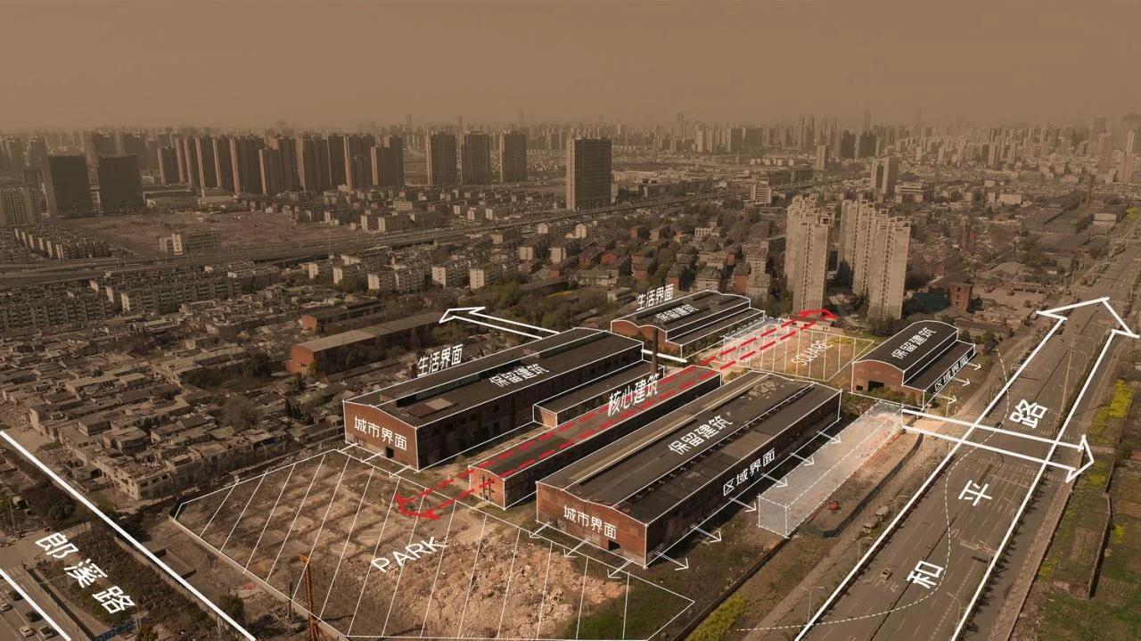 BIM Architecture | Protection and Utilization of Industrial Heritage: Baodi Hefei Iron and Steel Plant Renovation Project/UA You'an Design