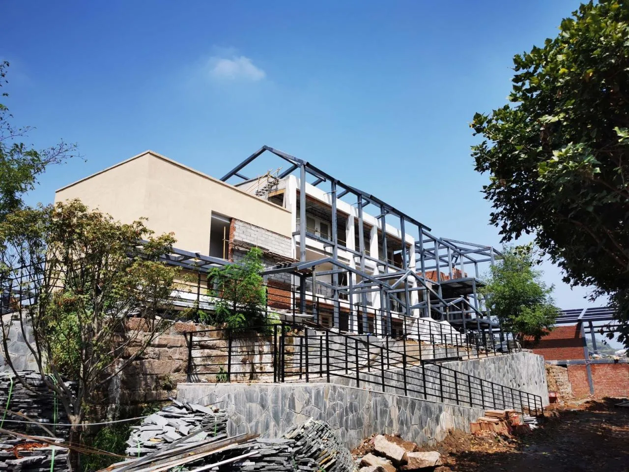 BIM Architecture | Mingyue Lake Shajin Primary School Renovation/Chongqing Yueji Architectural Design Firm