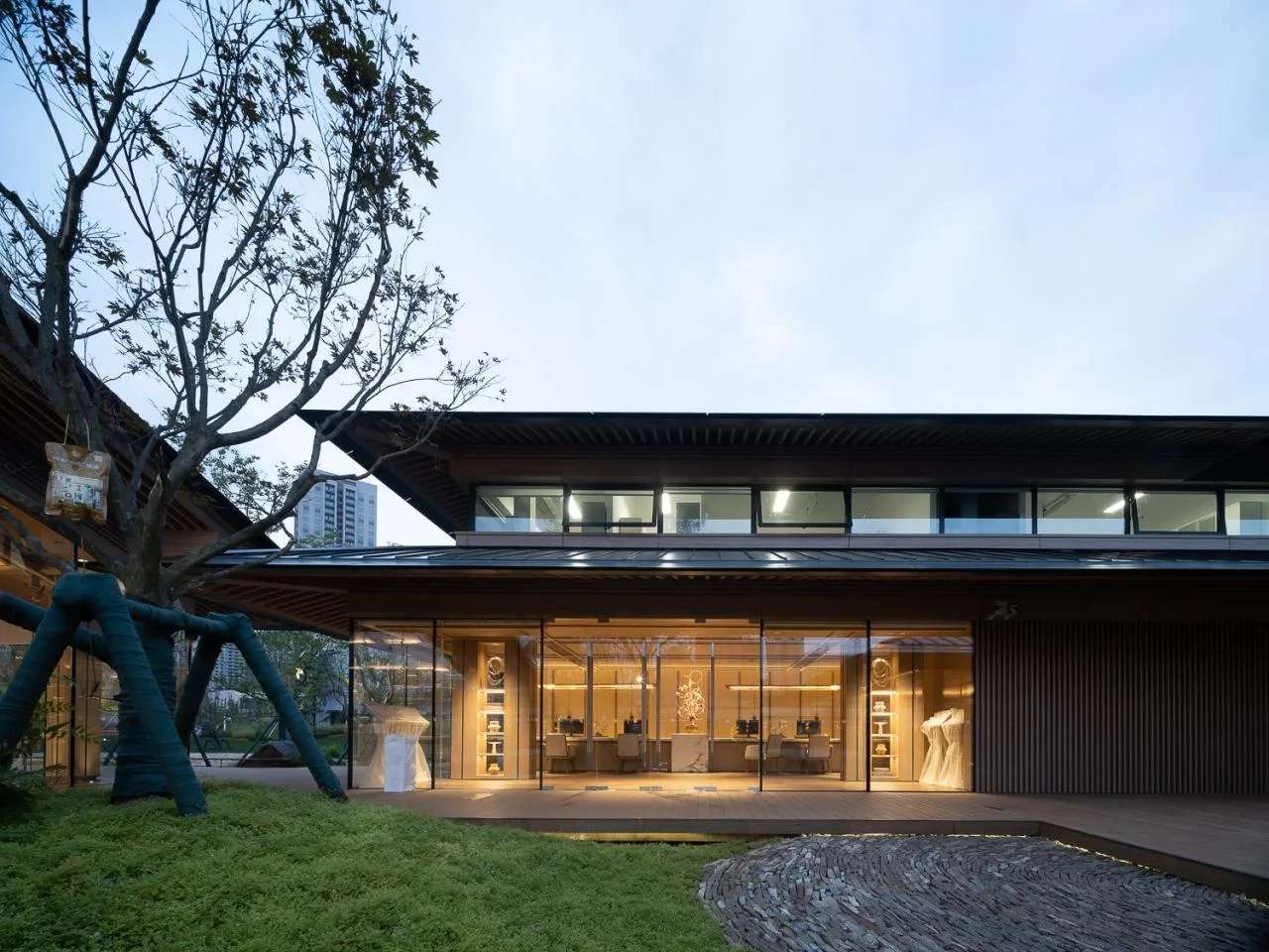 BIM Architecture | Kunming Caohai Wenxing Building Park Project/XAA Architecture Firm Zhan Tao Studio