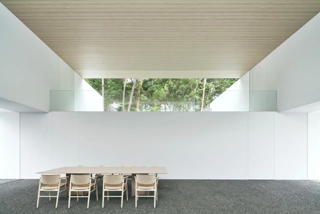 BIM Architecture | Japan Nagano Minimalist Hotel Culvert, Prefabricated Concrete Tunnel/Nendo