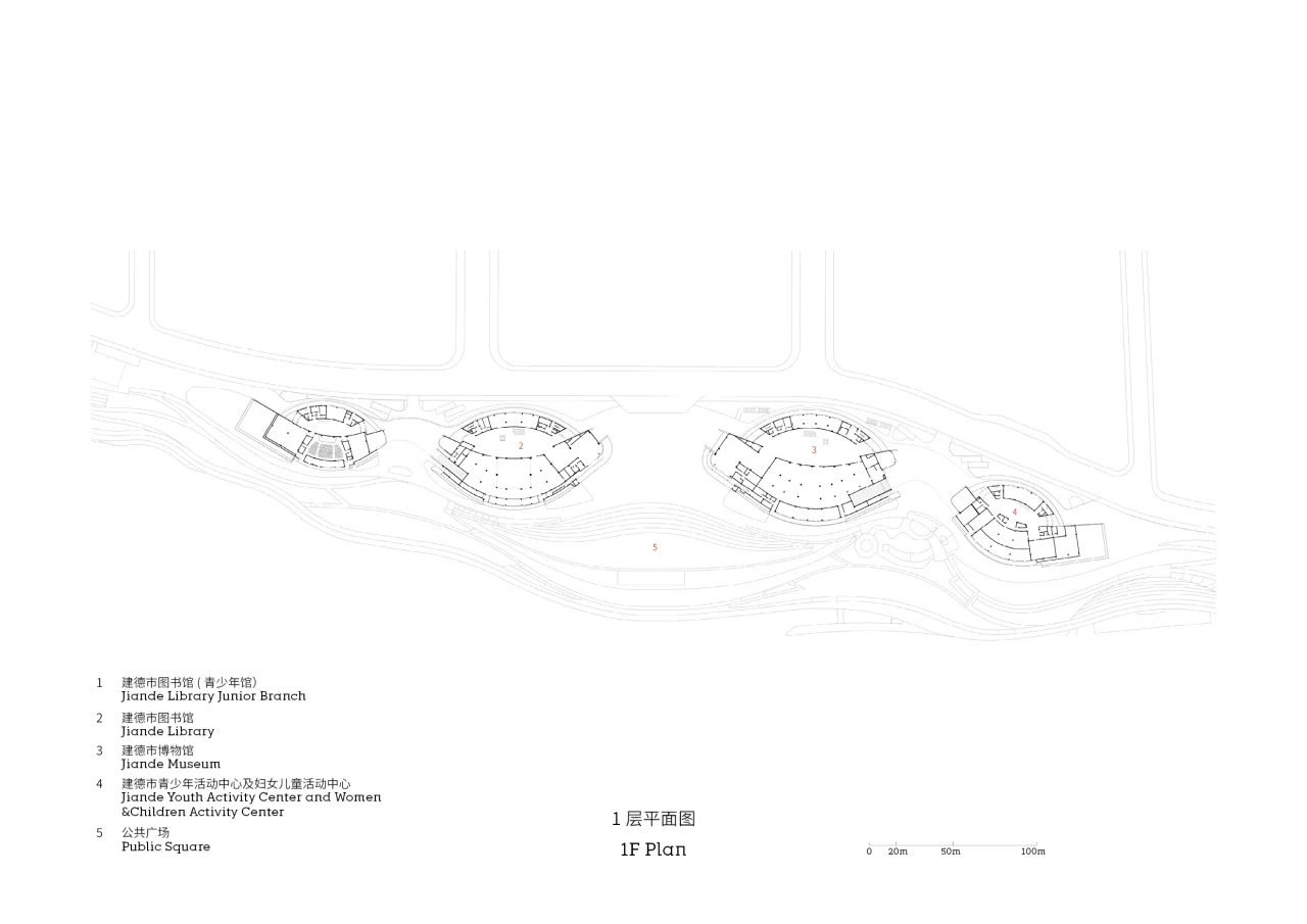 BIM Architecture | Jiande City Cultural Complex: Civic Space with Dialogue between Mountains and Rivers/GOA Works