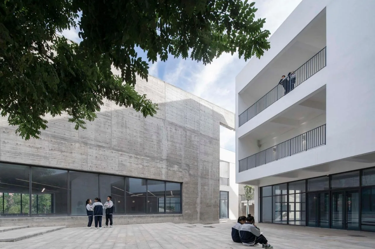BIM Architecture | Youlan Middle School Graphic Art Comprehensive Building/WAU Architecture Firm