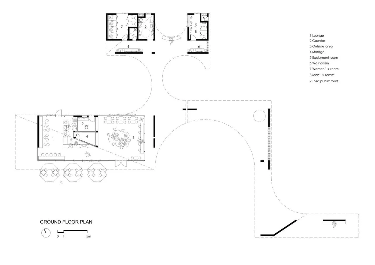 BIM Architecture | Cloud Garden Tourist Service Architecture/One Tree Architecture Studio