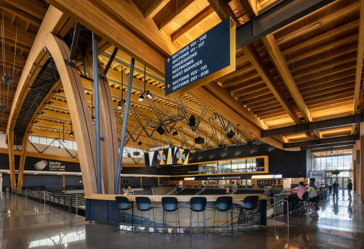 BIM Architecture | University of Idaho Central Credit Union Gymnasium/Opsis Architecture