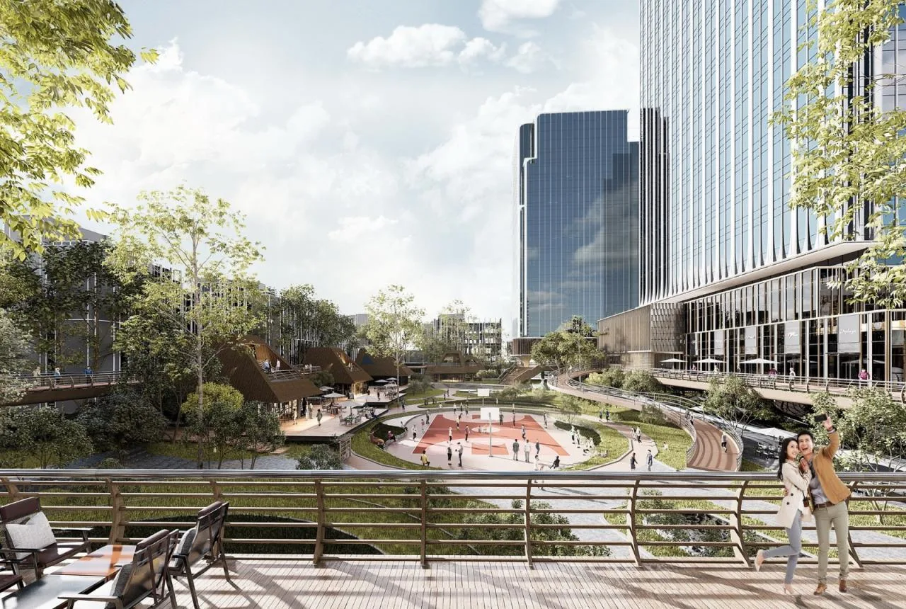 BIM Architecture | Modern Ecological Composite Urban Complex/UA You'an Design