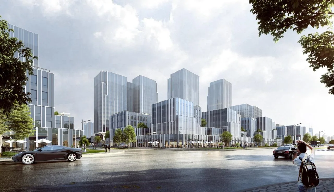 BIM Architecture | Modern Ecological Composite Urban Complex/UA You'an Design