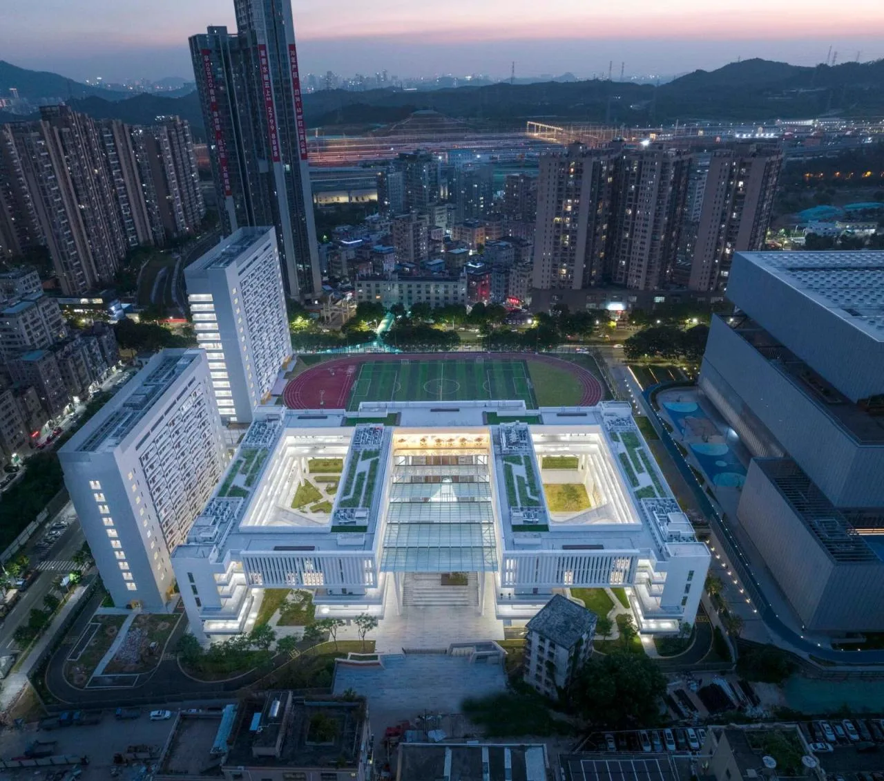 BIM Architecture | Shenzhen Hongshan Middle School/Huayang International Design