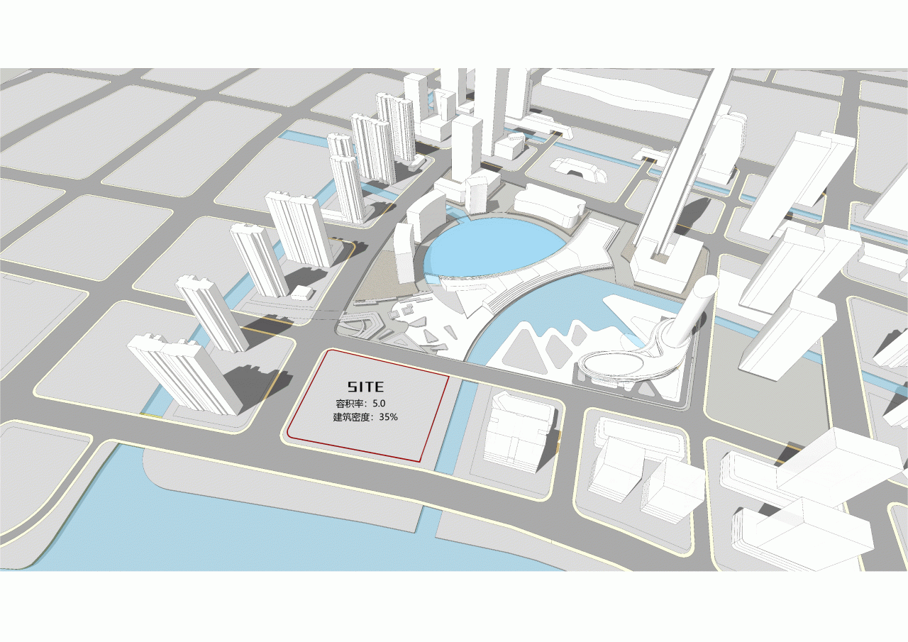 BIM Architecture | High Speed Rail New City Business New Landmark · Xinguang Building/Jianhe Architecture