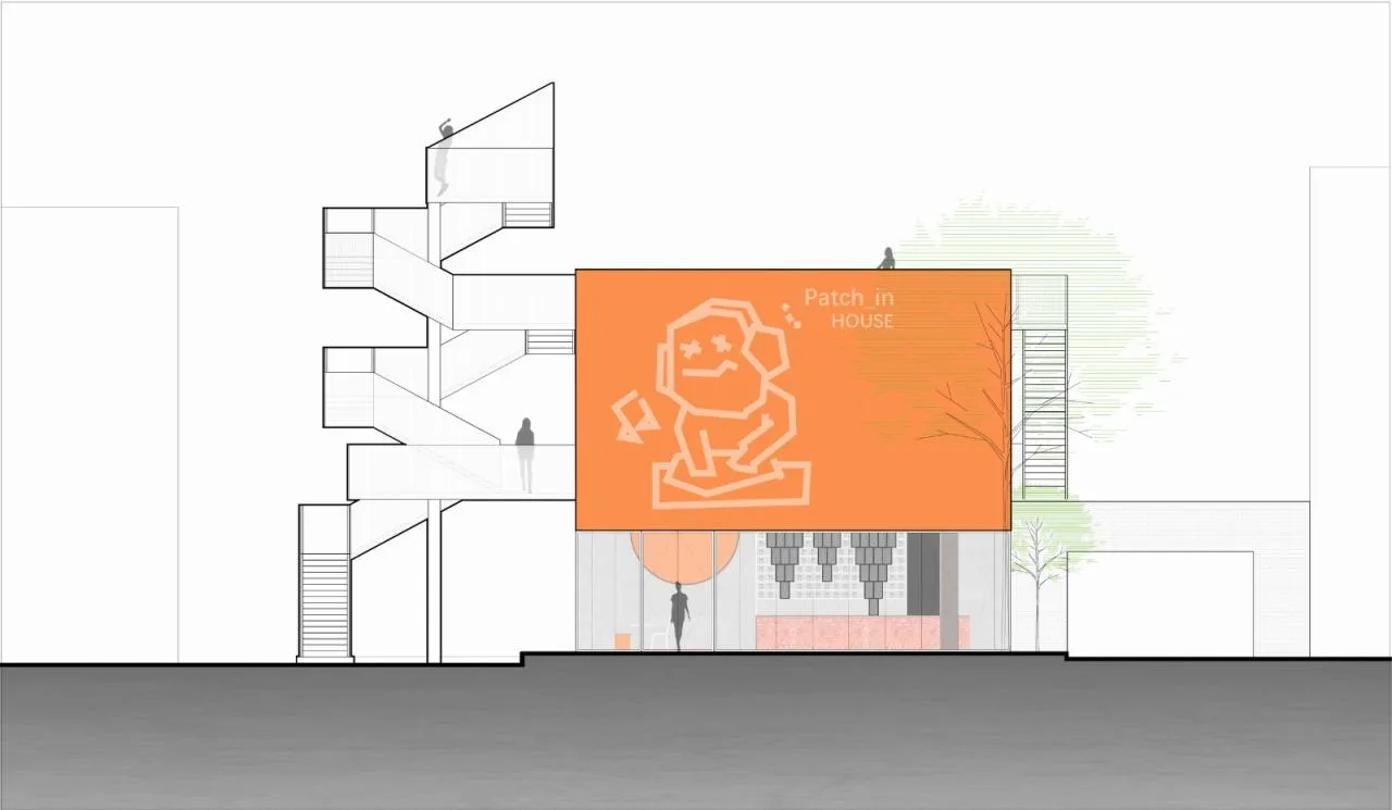 BIM Architecture | Orange Candy in the World of Industrial Heritage - Future House/Wutopia Lab