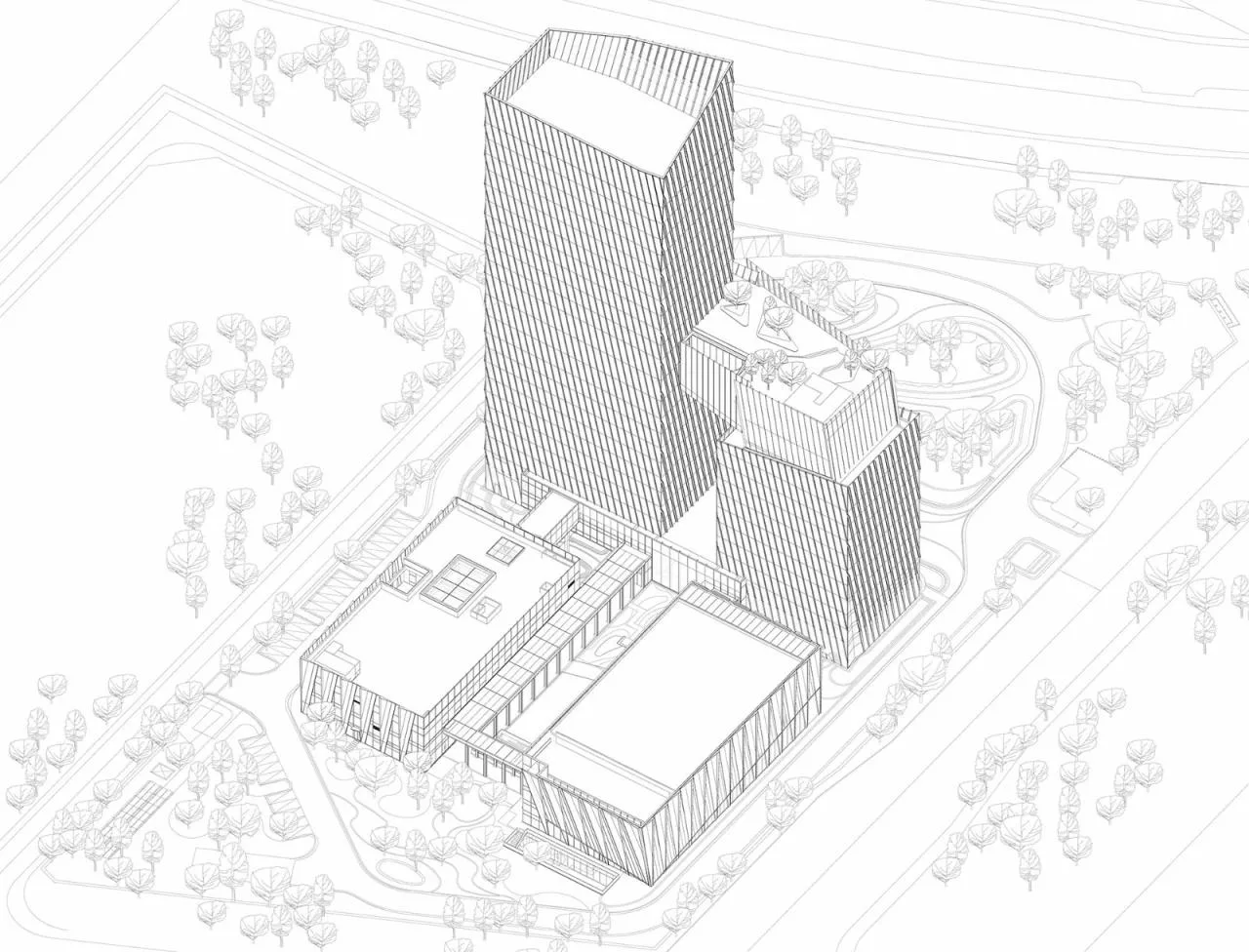 BIM Architecture | Giant Stone Technology Building/Qicheng Design