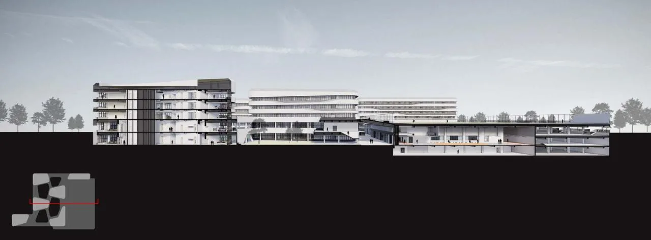 BIM Architecture | Tsinghua University Affiliated Middle School Guanghua School/Beijing Institute of Architectural Design and Research