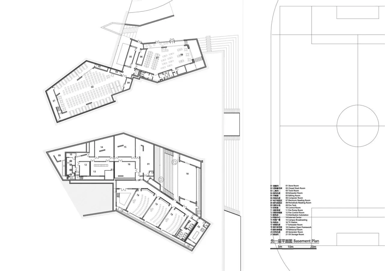 BIM Architecture | Youlan Middle School Graphic Art Comprehensive Building/WAU Architecture Firm