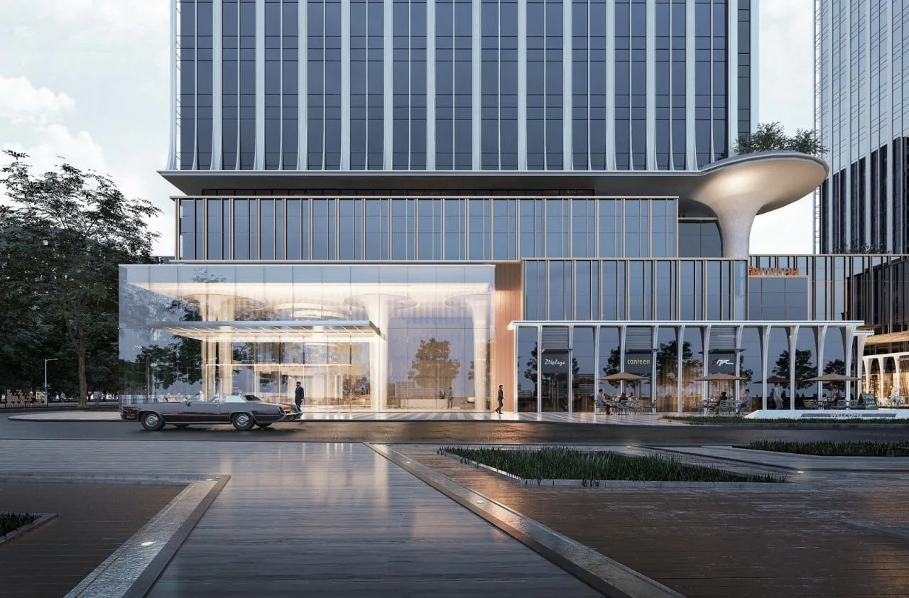 BIM Architecture | Modern Ecological Composite Urban Complex/UA You'an Design