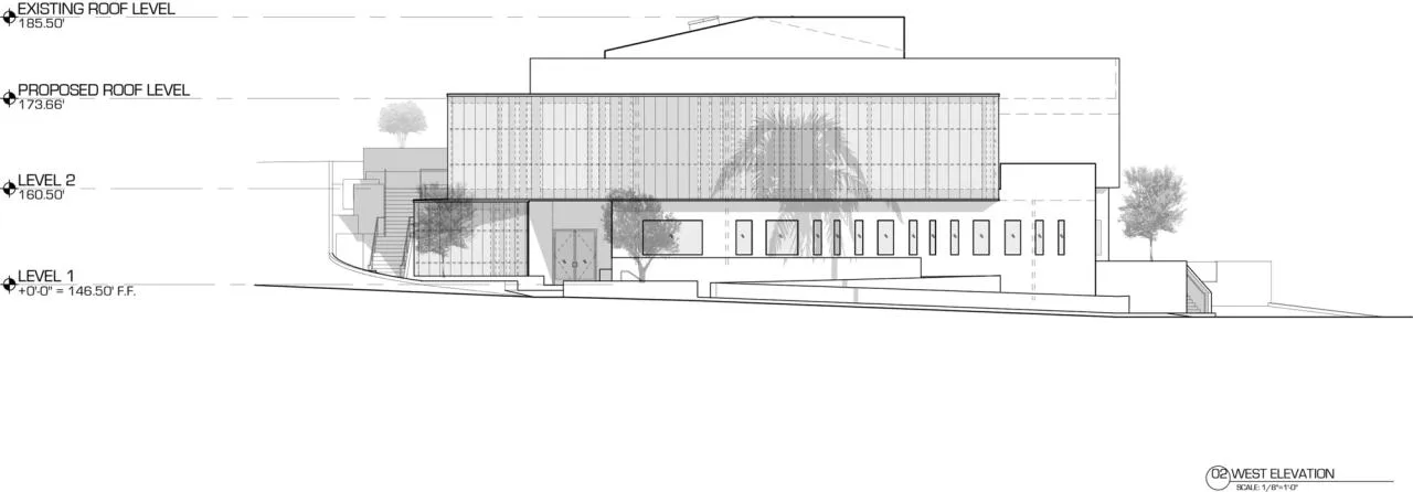 BIM Architecture | Gloria Kaufman Performing Arts Center/AUX Architecture
