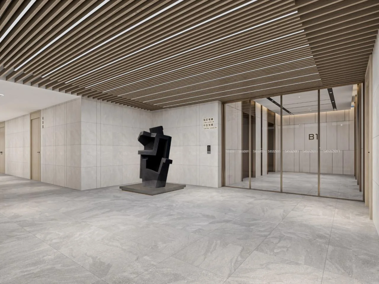 BIM Architecture | High Speed Rail New City Business New Landmark · Xinguang Building/Jianhe Architecture
