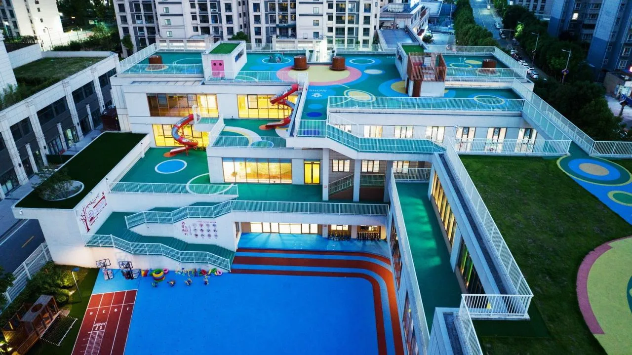BIM architecture | This may be the ceiling of a small town kindergarten: Shaanxi Ankang High tech Fifth Kindergarten/UUA Architectural Firm