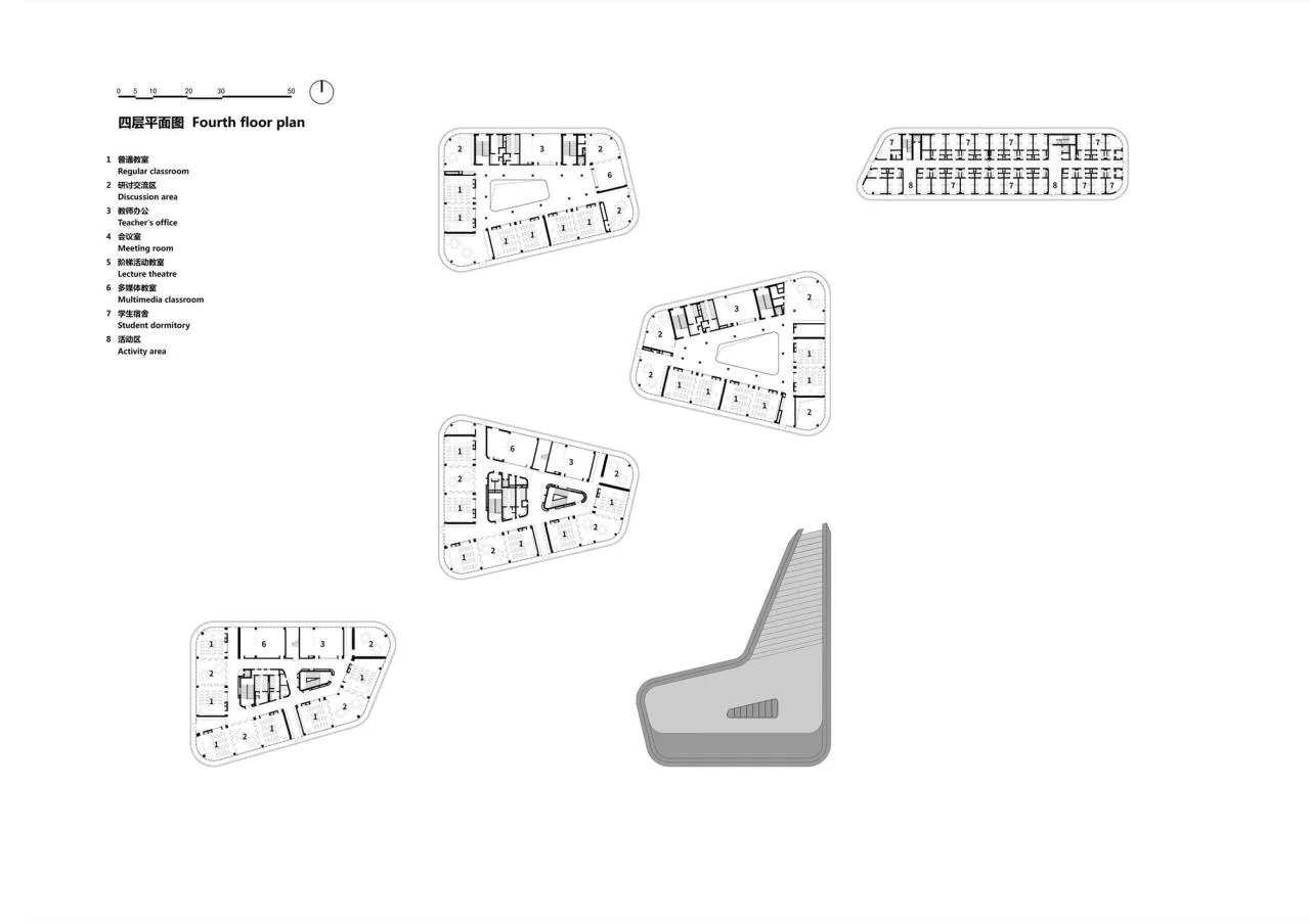 BIM Architecture | Tsinghua University Affiliated Middle School Guanghua School/Beijing Institute of Architectural Design and Research