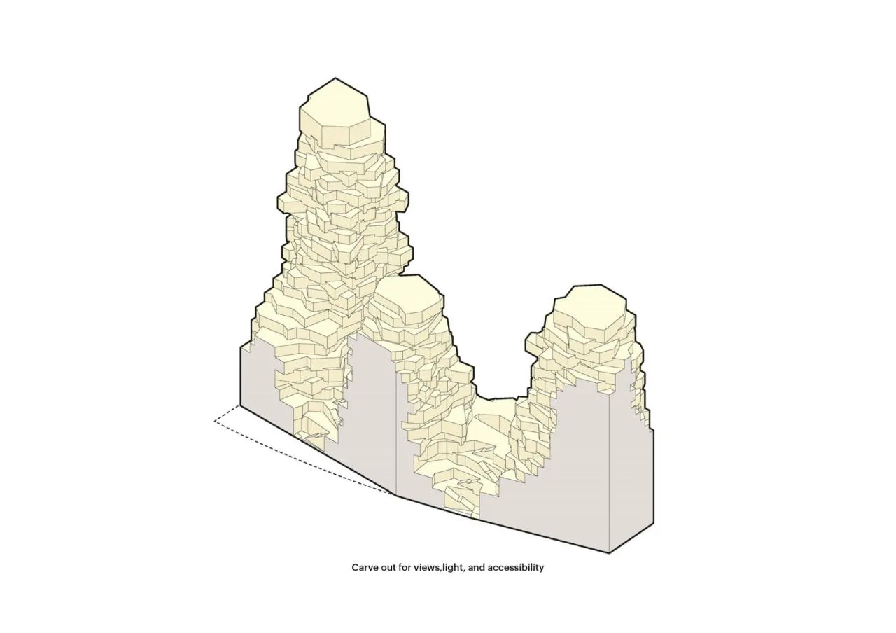 BIM Architecture | 'Valley' Tower Complex/MVRDV