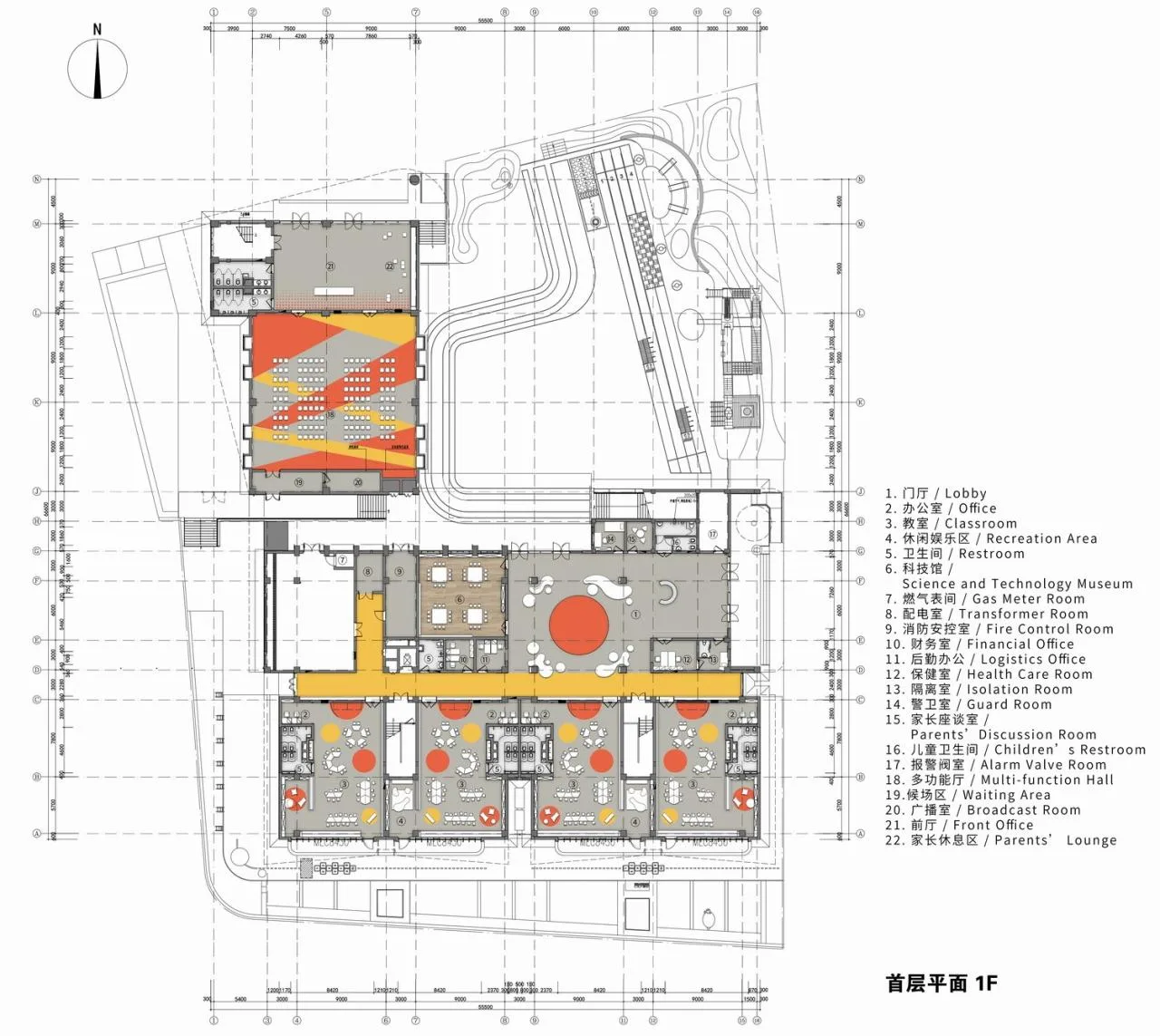 BIM architecture | This may be the ceiling of a small town kindergarten: Shaanxi Ankang High tech Fifth Kindergarten/UUA Architectural Firm