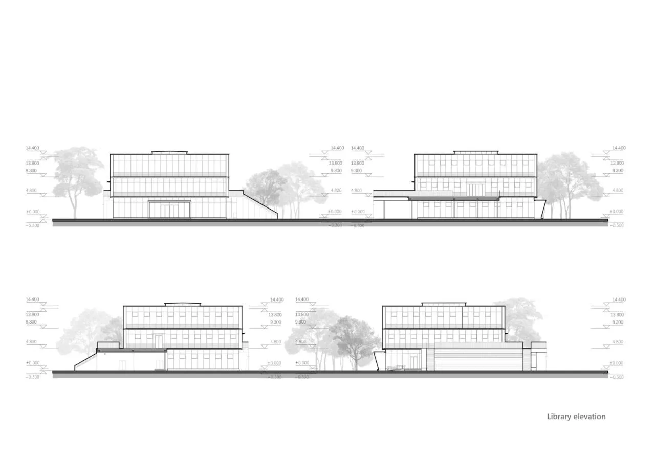 BIM Architecture | Zhengzhou Airport Eighth Resettlement Area Supporting Middle School and Zhengzhou No. 130 Middle School/Shanghai Lianchuang Design Group