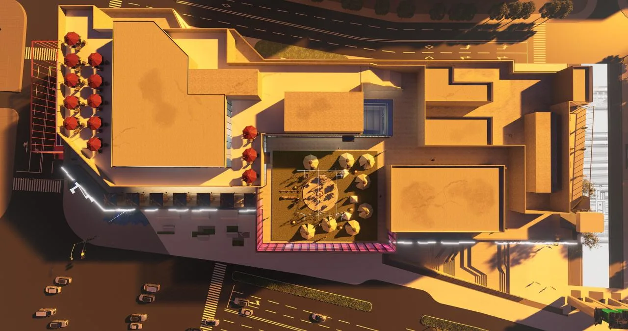 BIM Architecture | Youth Power Center: A young force is about to strike, Beijing! /The box faces outward