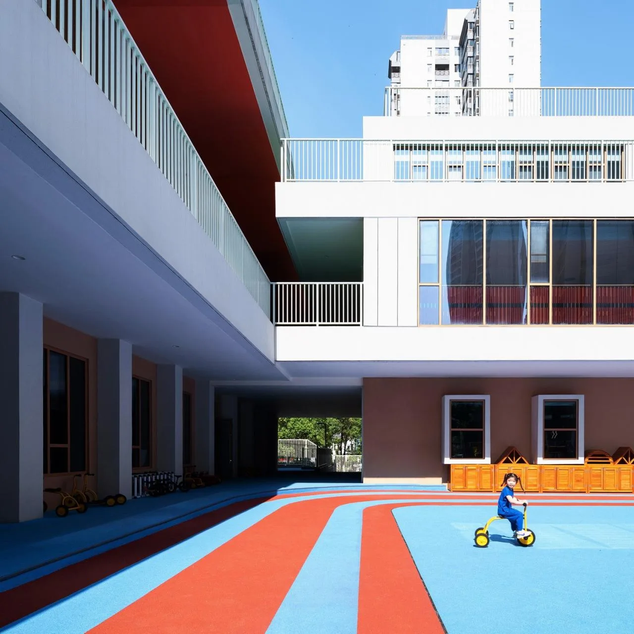 BIM architecture | This may be the ceiling of a small town kindergarten: Shaanxi Ankang High tech Fifth Kindergarten/UUA Architectural Firm