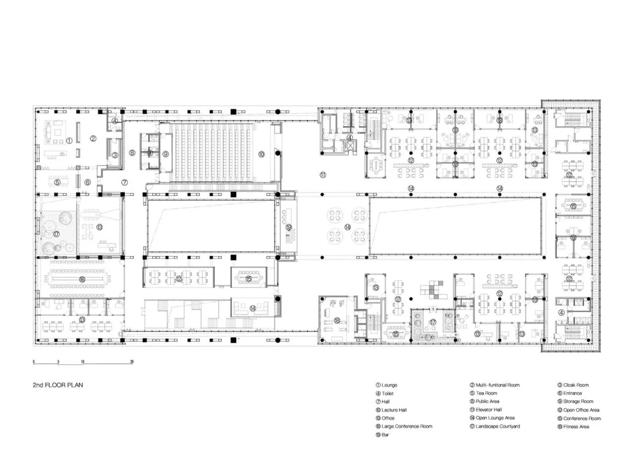 Second floor plan