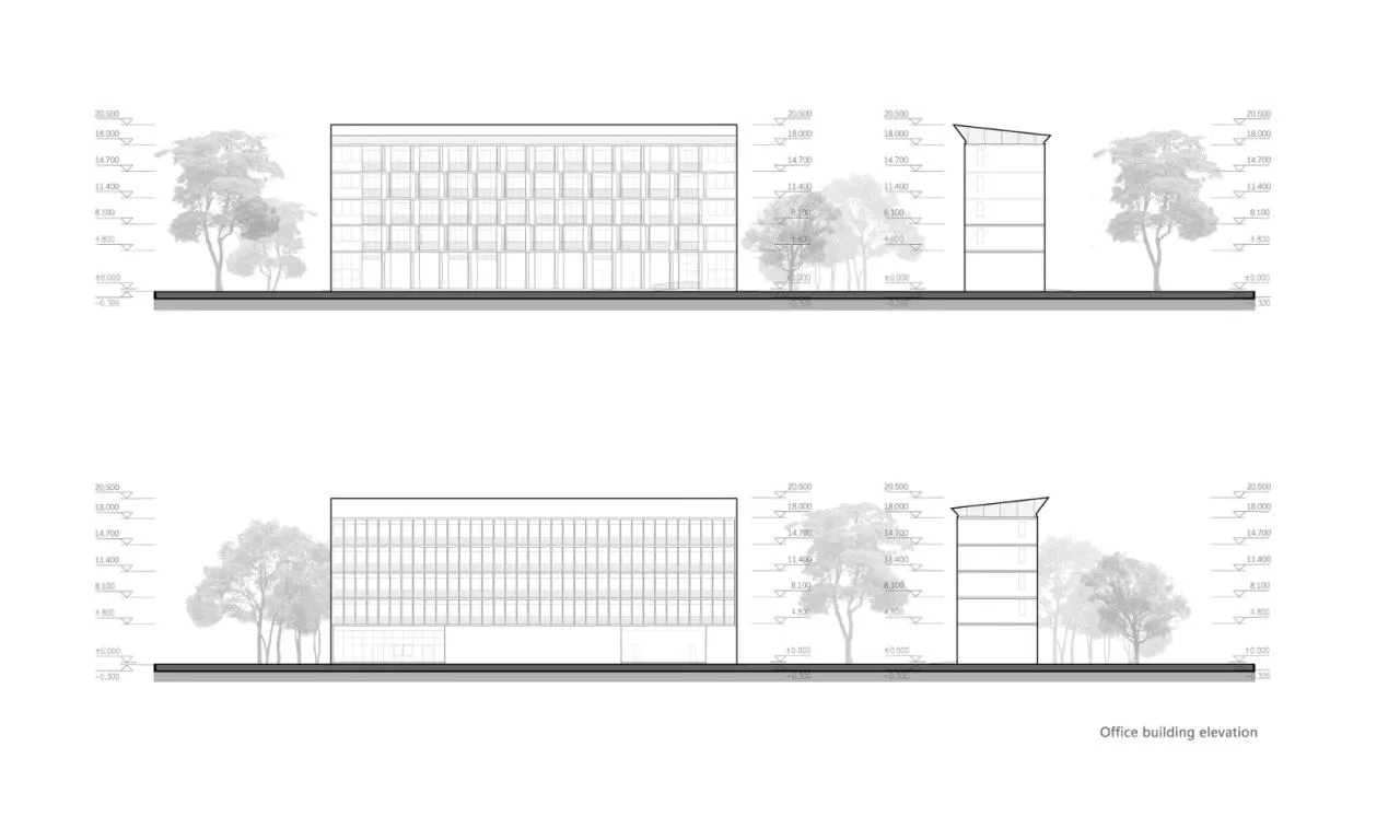 BIM Architecture | Zhengzhou Airport Eighth Resettlement Area Supporting Middle School and Zhengzhou No. 130 Middle School/Shanghai Lianchuang Design Group