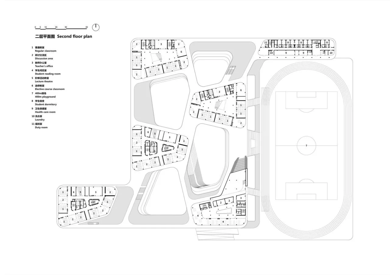 BIM Architecture | Tsinghua University Affiliated Middle School Guanghua School/Beijing Institute of Architectural Design and Research
