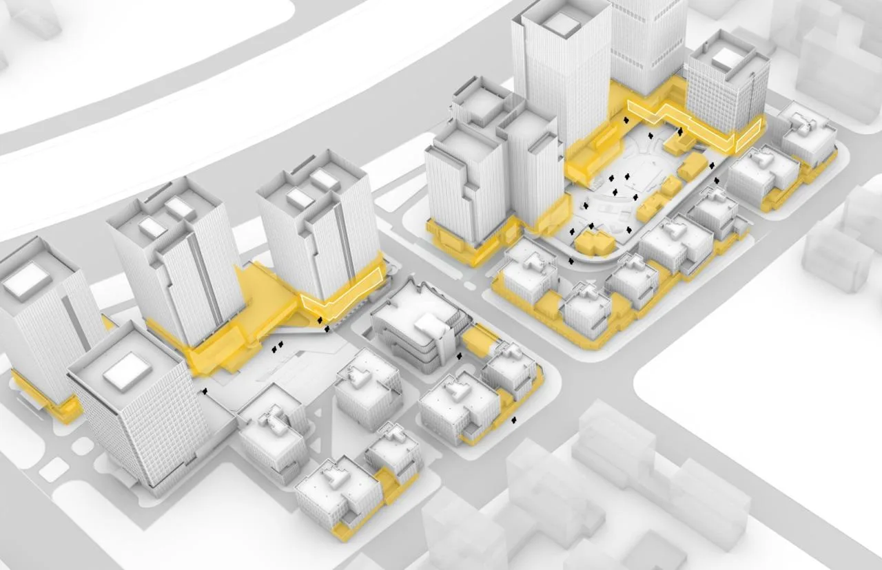 BIM Architecture | Modern Ecological Composite Urban Complex/UA You'an Design