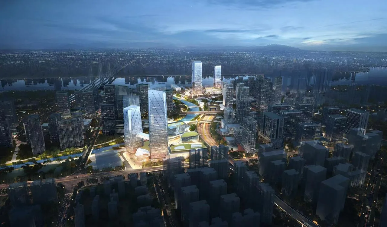 BIM Architecture | Guangzhou Haizhu Innovation Bay Gateway Hub Urban Design and Core Block Architectural Concept Design/Lin Tongyan International China