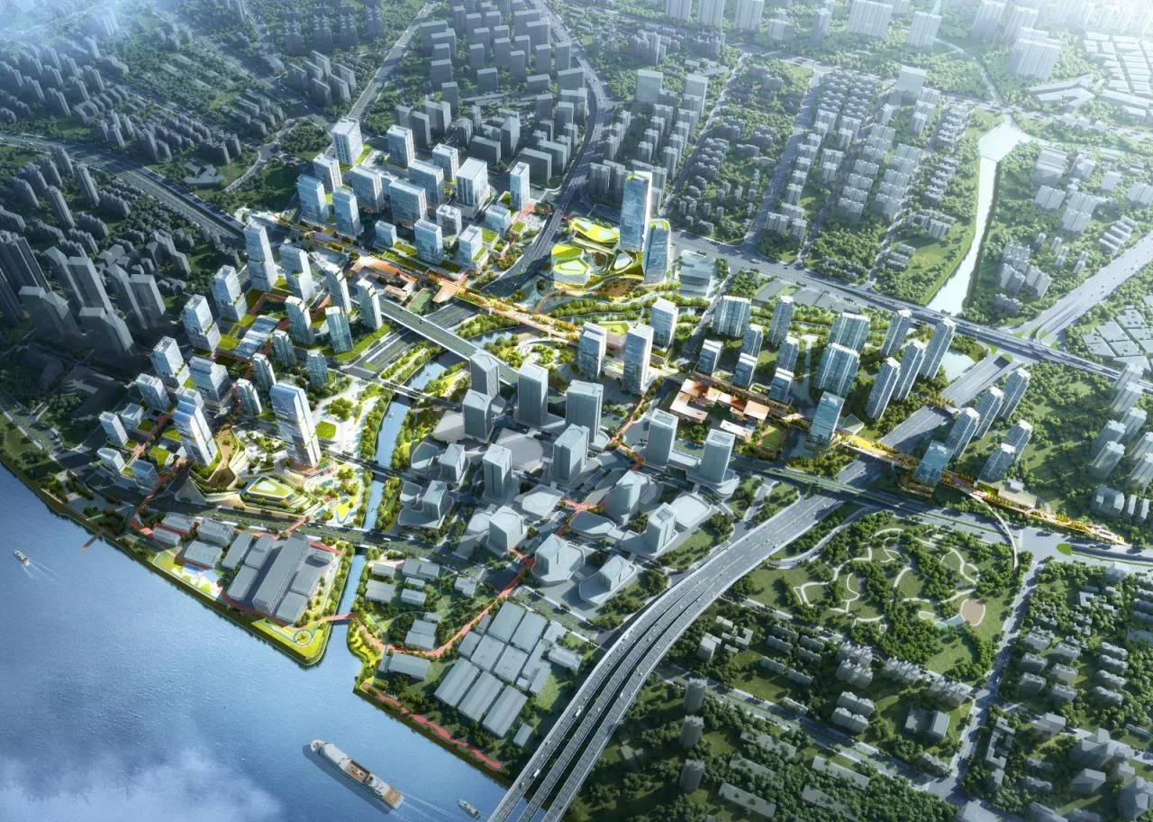BIM Architecture | Guangzhou Haizhu Innovation Bay Gateway Hub Urban Design and Core Block Architectural Concept Design/Lin Tongyan International China