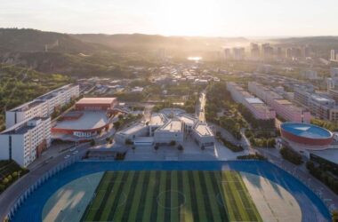 BIM Design for Youlan Middle School Graphic Arts Building by WAU Architecture-BIM WORLD