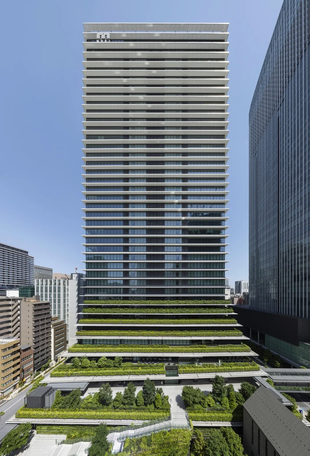 BIM Architecture | Tokyo's tallest district, Tiger Gate Hill/ingenhoven architects