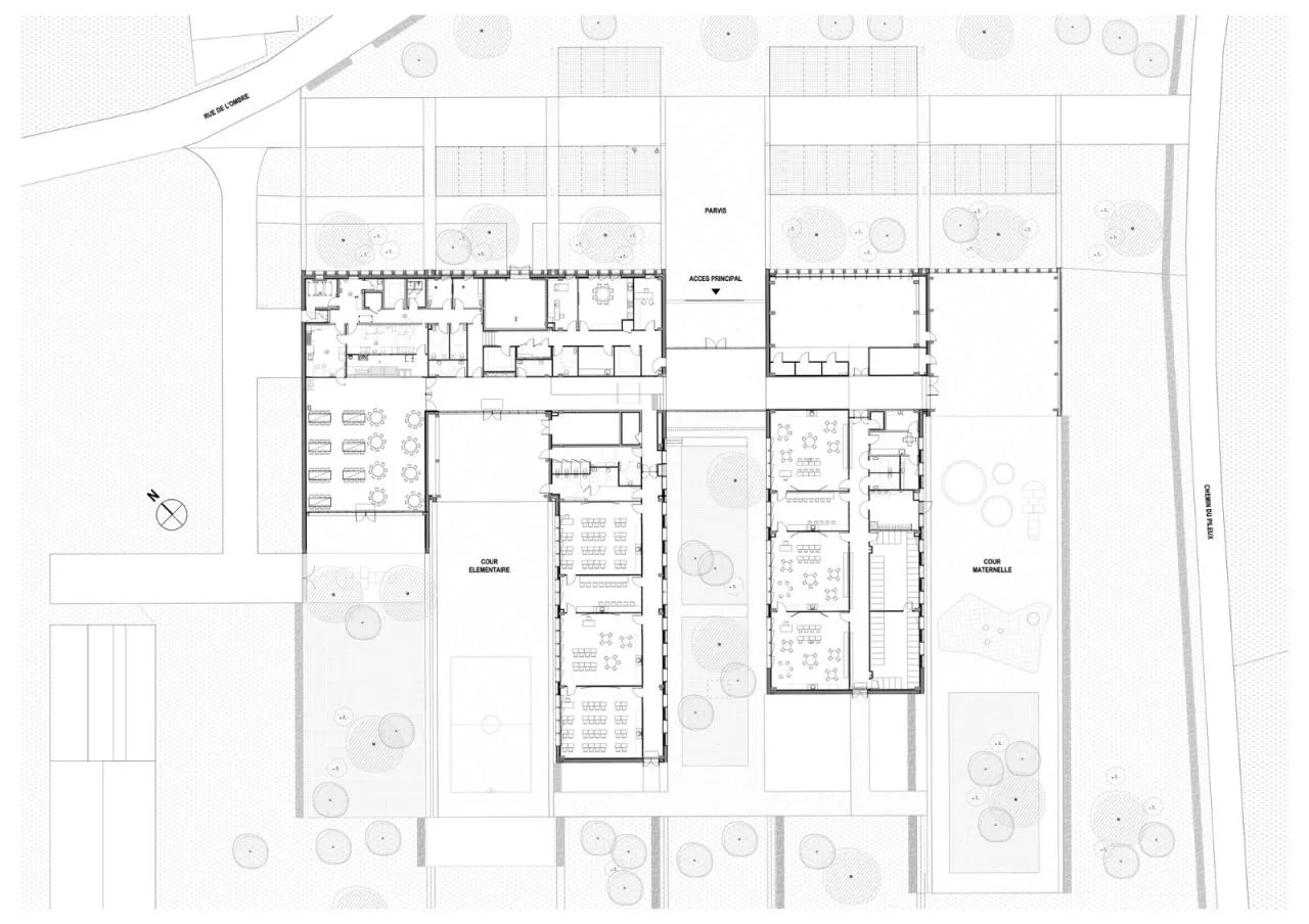 BIM Architecture | Les Coteaux Fleuris School/HEMAA Architects+Hester Oyon