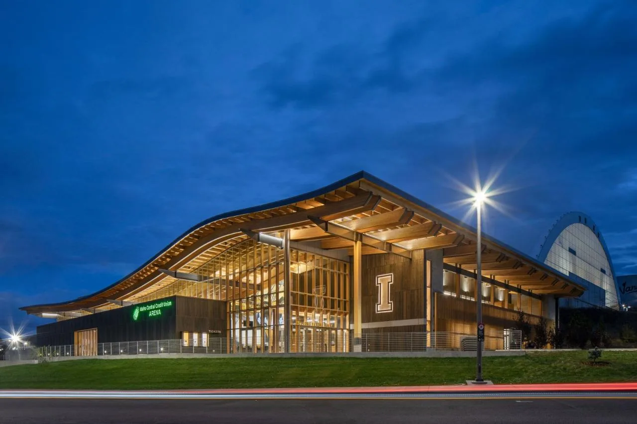 BIM Architecture | University of Idaho Central Credit Union Gymnasium/Opsis Architecture