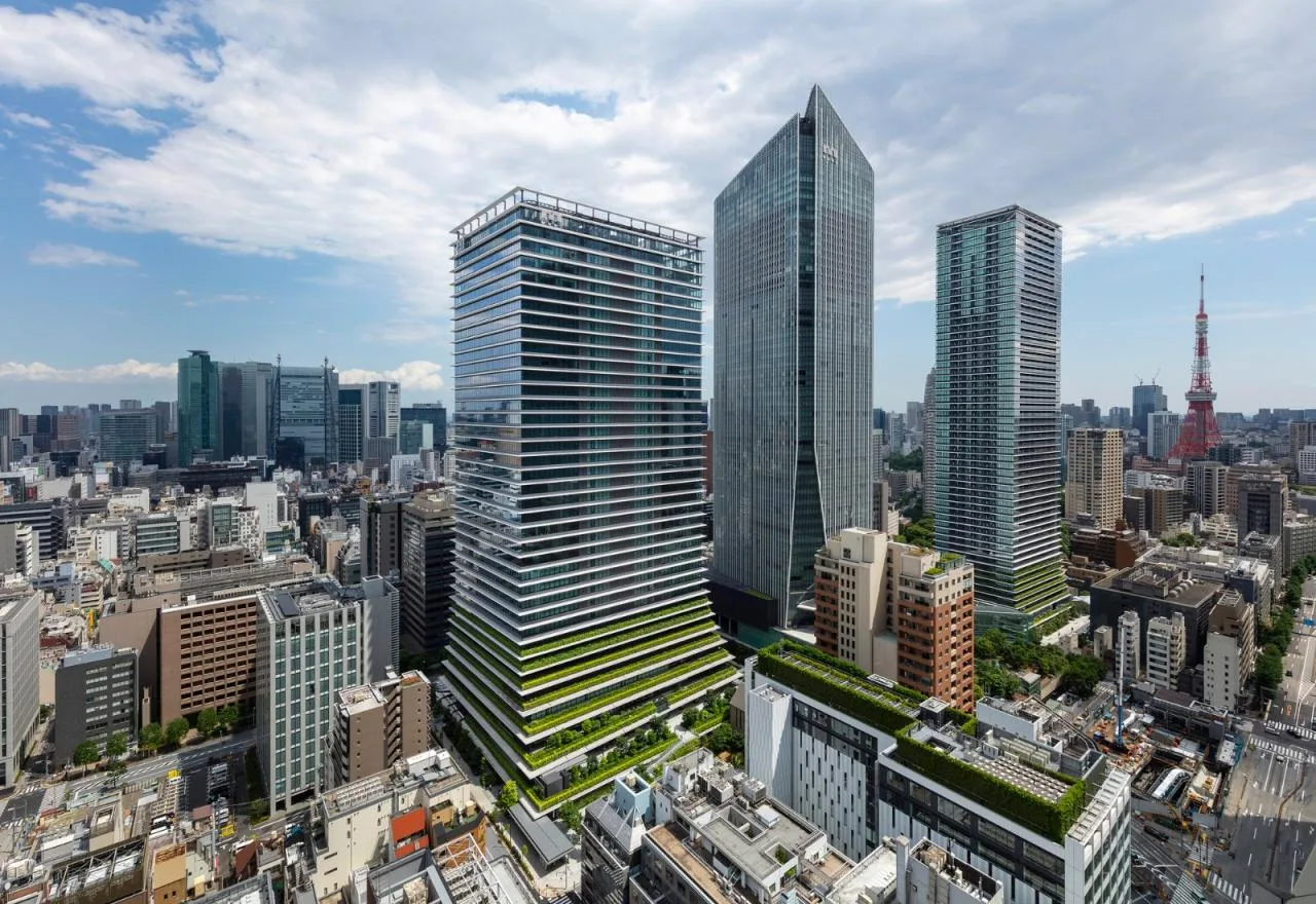 BIM Architecture | Tokyo's tallest district, Tiger Gate Hill/ingenhoven architects