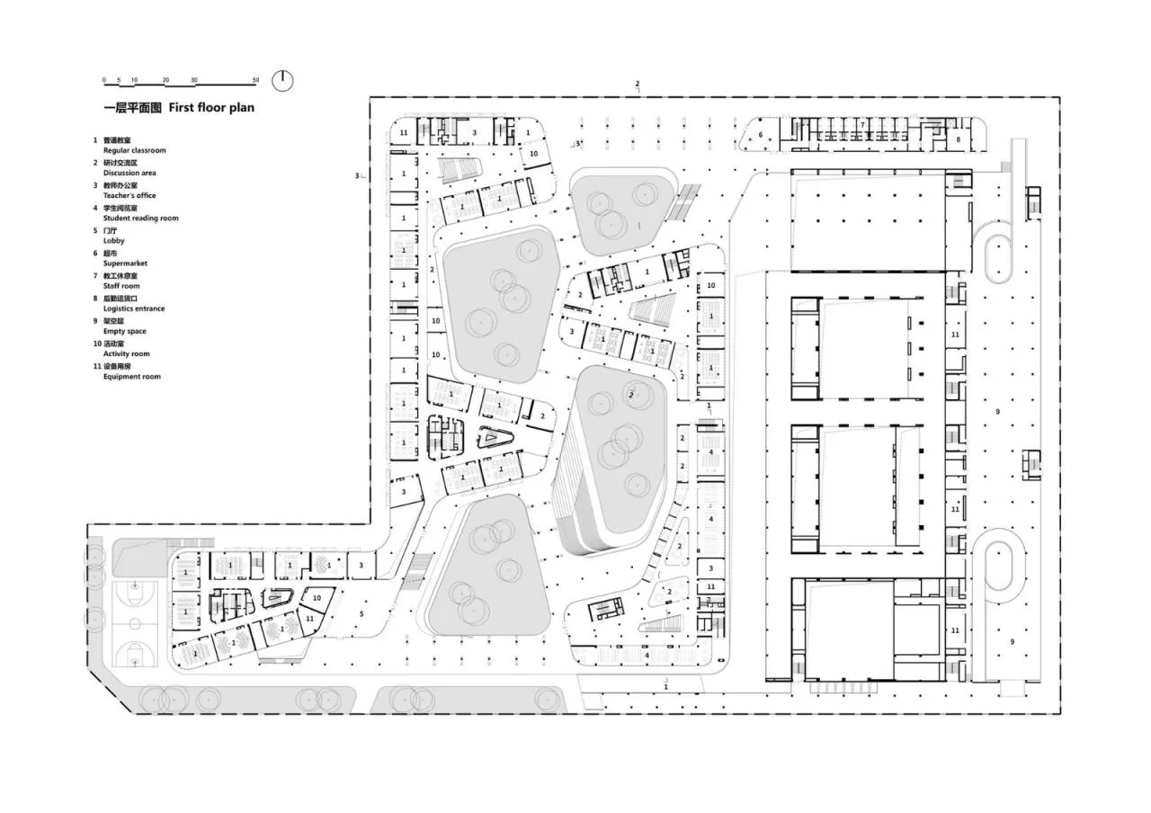 BIM Architecture | Tsinghua University Affiliated Middle School Guanghua School/Beijing Institute of Architectural Design and Research