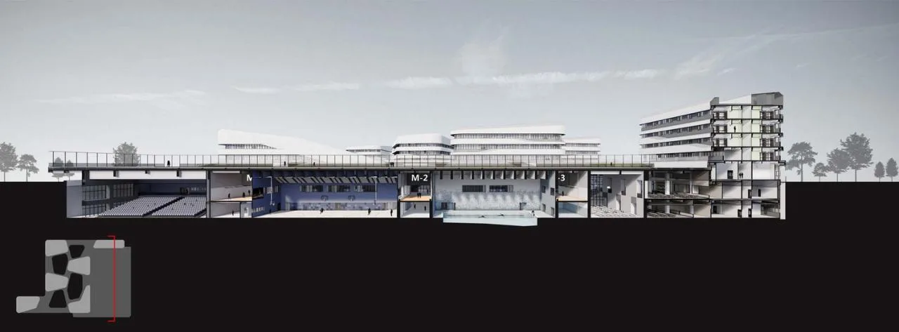 BIM Architecture | Tsinghua University Affiliated Middle School Guanghua School/Beijing Institute of Architectural Design and Research