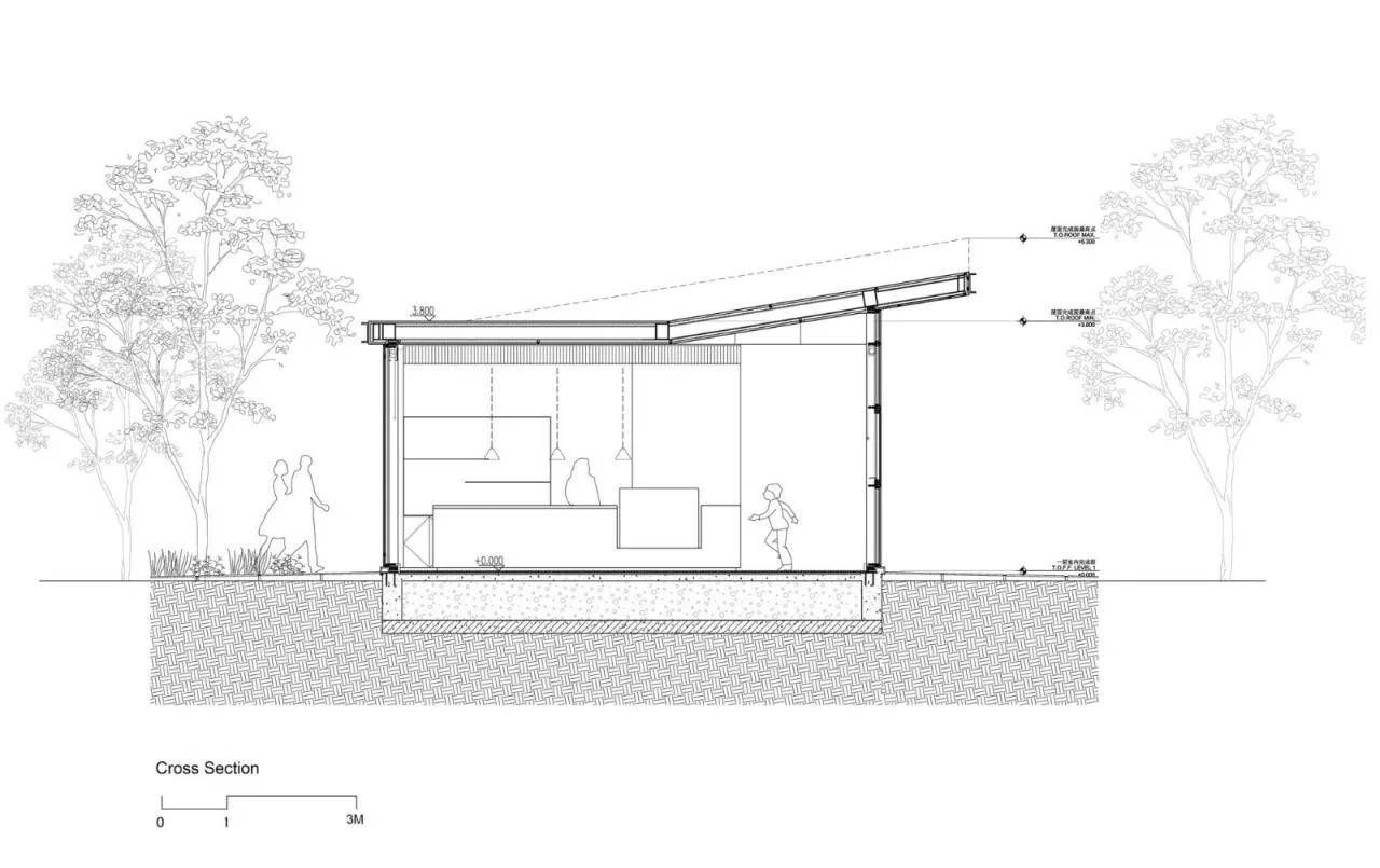 BIM Architecture | Cloud Garden Tourist Service Architecture/One Tree Architecture Studio