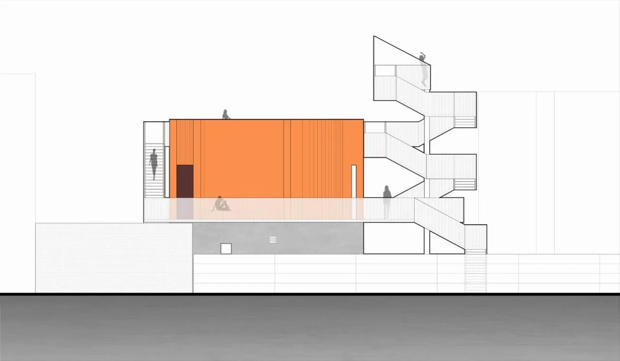 BIM Architecture | Orange Candy in the World of Industrial Heritage - Future House/Wutopia Lab