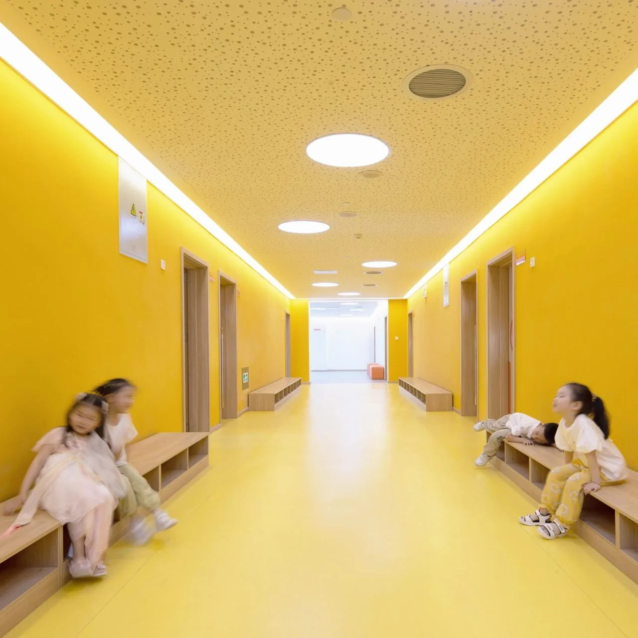 BIM architecture | This may be the ceiling of a small town kindergarten: Shaanxi Ankang High tech Fifth Kindergarten/UUA Architectural Firm